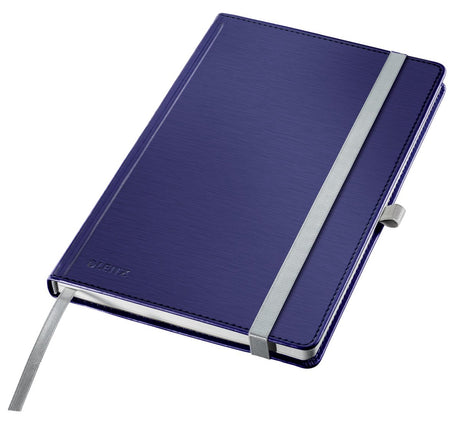 Carnet de style Leitz a5 ligné - avec couverture rigide - papier 100 grammes - bleu titane