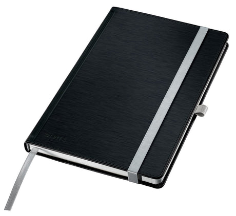 Carnet de style Leitz a5 uni - avec couverture rigide - papier 100 grammes - noir satiné