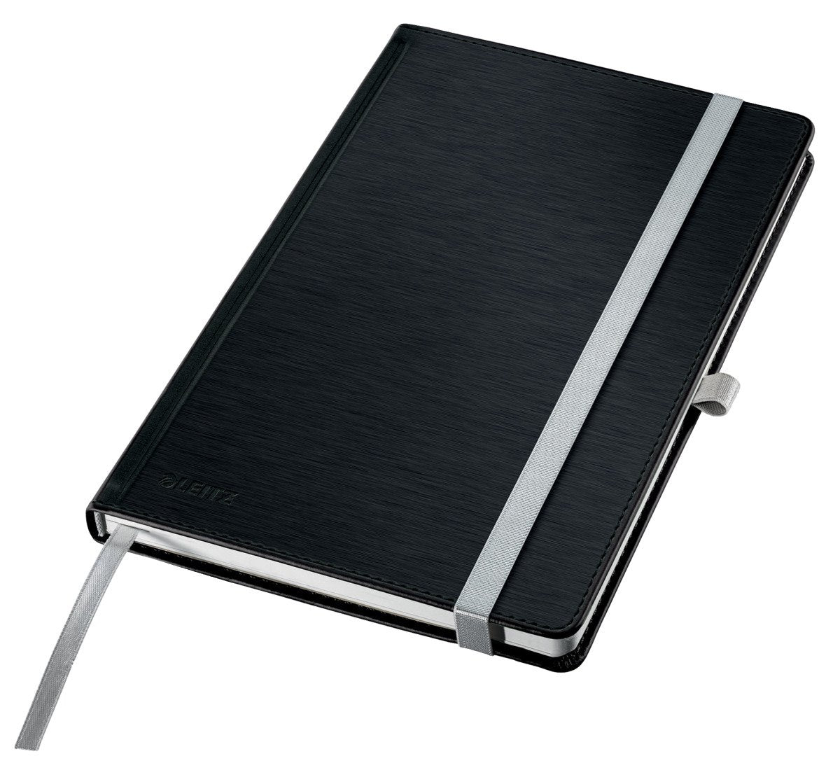 Carnet de style Leitz a5 ligné - avec couverture rigide - papier 100 grammes - noir satiné
