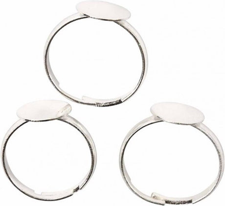 Société créative https: www.ccobby.nl bague-pour-le-doigt-plaqué-argent-3-pièces-1-boîte