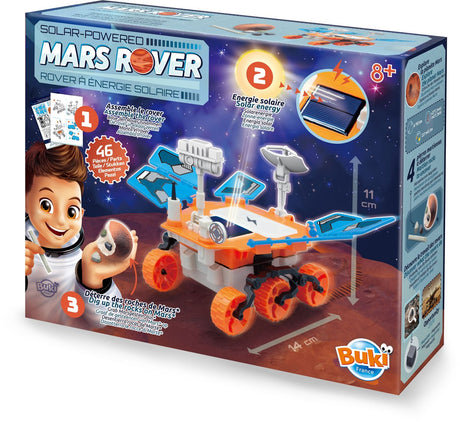 Buki france buki - mars rover à énergie solaire - jouet de construction - véhicule à énergie solaire