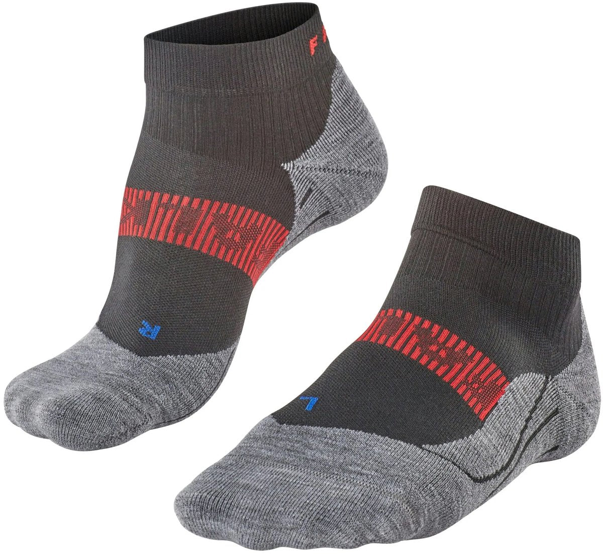 Falke ru4 cool chaussettes de course courtes en matériau fonctionnel anti-ampoules femme noir - taille 41-42