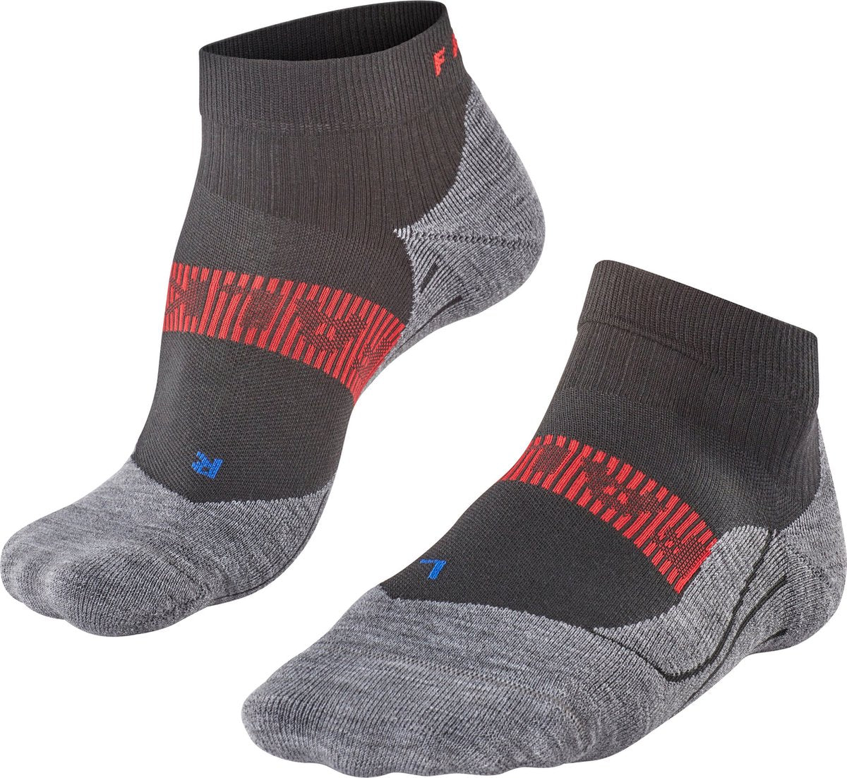 Falke ru4 cool chaussettes de course courtes en matériau fonctionnel anti-ampoules femme noir - taille 39-40
