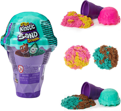 Spinmaster cinétique sable récipient à glace sable parfumé assorti