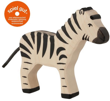 Holztiger désert - zèbre - 14x3x14cm - figurine en bois - fait main