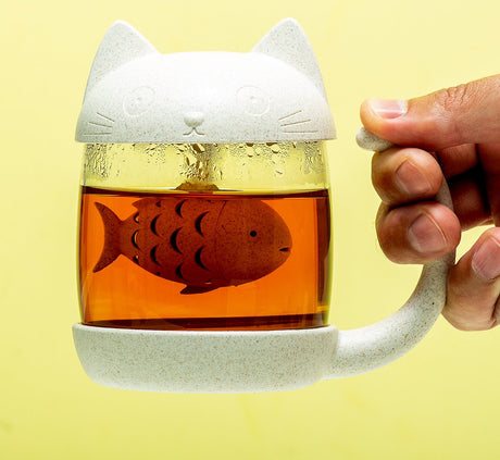 Mags porte-thé chat - winkee