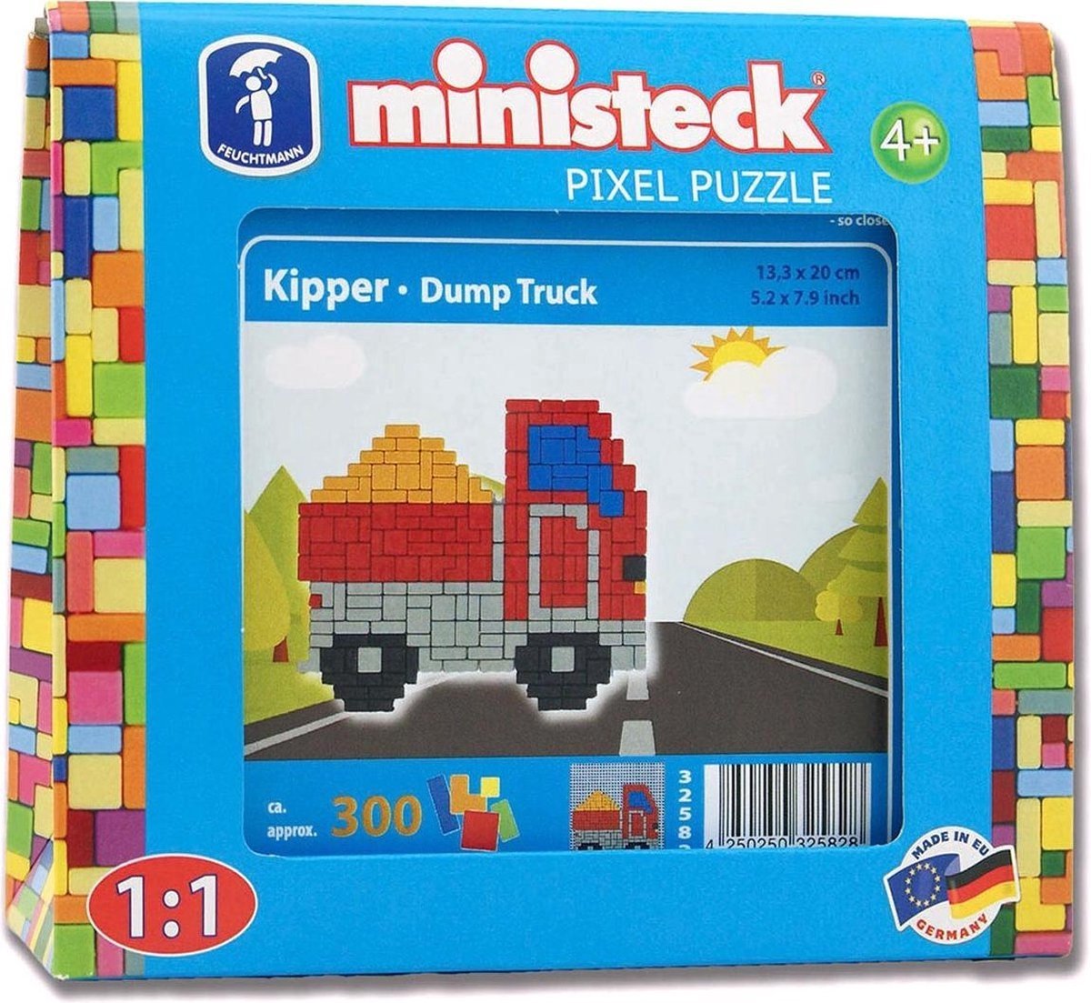 Ministeck camion benne petite caisse 300 pièces