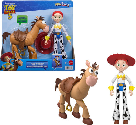 Mattel Disney et Pixar Toy Story 5 figurine Jessie et Bullseye 18 cm 2 unités