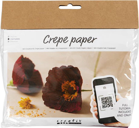 Creativ Company Mini Hobbyset Crepepapier Poppies
