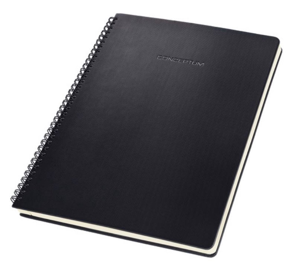 Sigel - cahier à spirale - conceptum - a4 - noir - spirale rigide - 160 pages - diamant - papier 80 grammes - si-co820