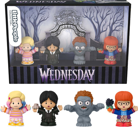 Fisher-Price Little People Collector Wednesday édition spéciale pour adultes et fans - 4 figurines