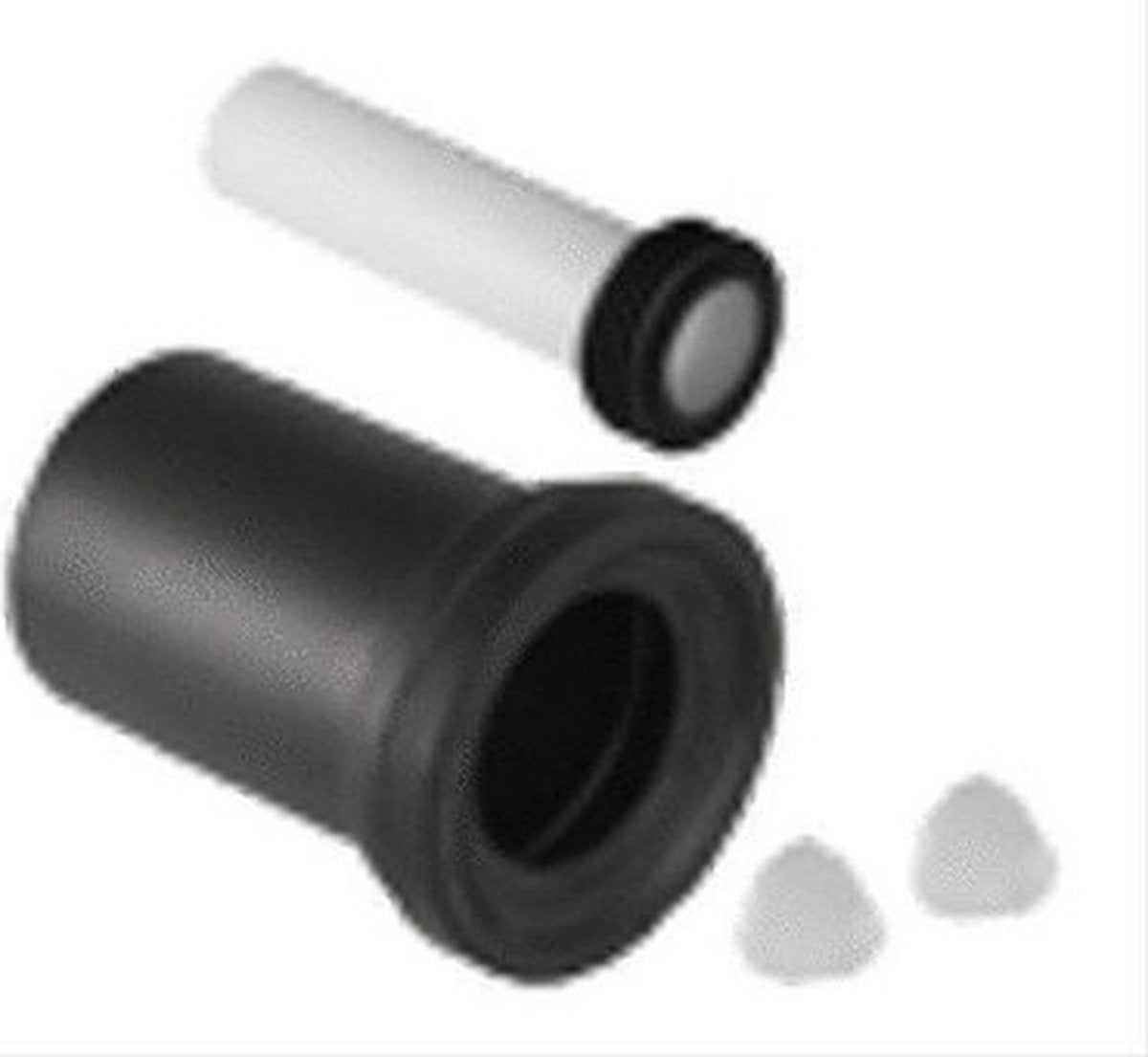 Kit de raccordement Geberit pe 185mm, évacuation 90mm, alimentation 45mm