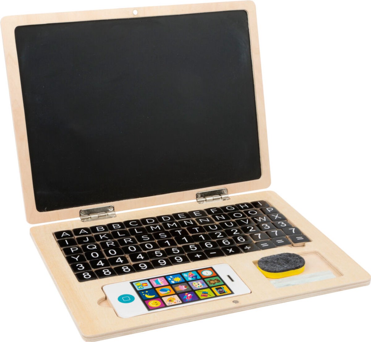 Small foot - ordinateur portable en bois avec tableau magnétique