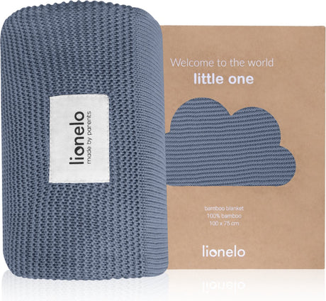 Couverture en bambou Lionelo - couverture pour bébé de luxe - hypoallergénique - antibactérienne - antifongique - 100% coton de bambou - thermorégulatrice - douce et respirante - durable - lavable - dès la naissance - 100×75 cm
