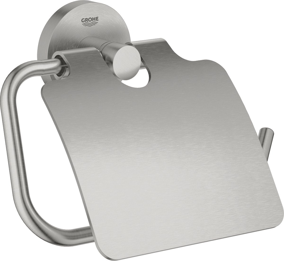 Porte-rouleau de papier toilette Grohe start - supersteel (aspect inox)
