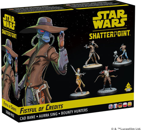 Atomic mass games star wars shatterpoint poignée de crédits cad bane squad pack - en fr de pl es