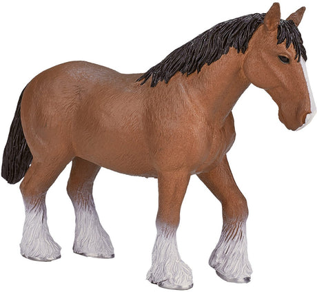 Mojo Horse World Cheval Clydesdale marron - 387070
