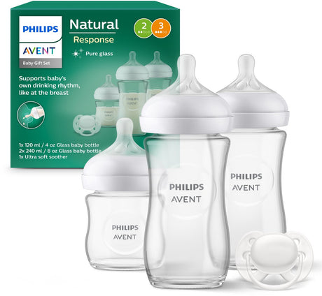Biberon en verre Philips Avent Natural Response - kit de démarrage pour nouveau-nés scd878 11