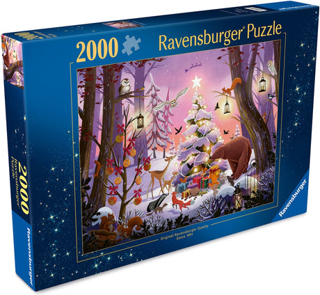 Ravensburger | Puzzle de Noël dans les bois | 2000 pièces
