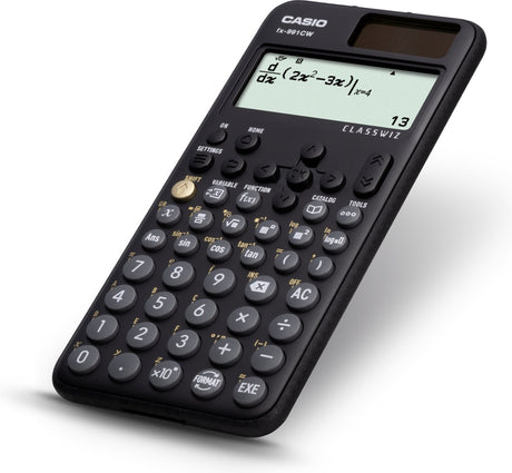 Casio FX-991CW - calculatrice scientifique - fonctions avancées pour l'enseignement professionnel supérieur et usage professionnel