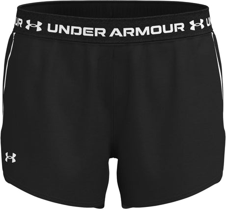 Under Armour Tech Play Up Shorts-blk Pantalon de sport pour femme - noir - blanc