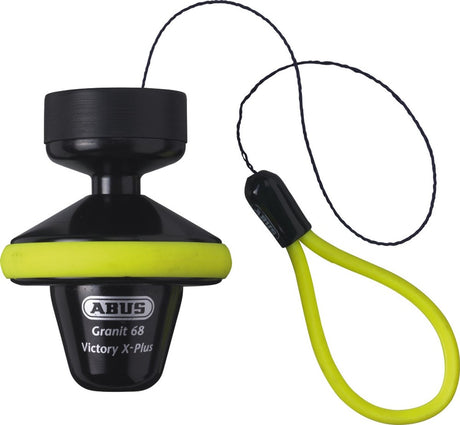 Antivol de frein à disque enroulable Abus granit Victory X Plus 68 vert, noir 1,4 cm