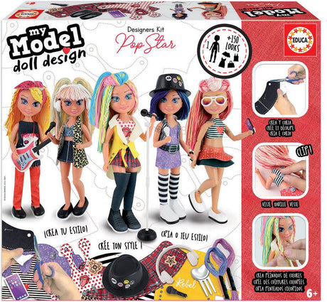 Educa - mon modèle design pop star - création de défilés de mode