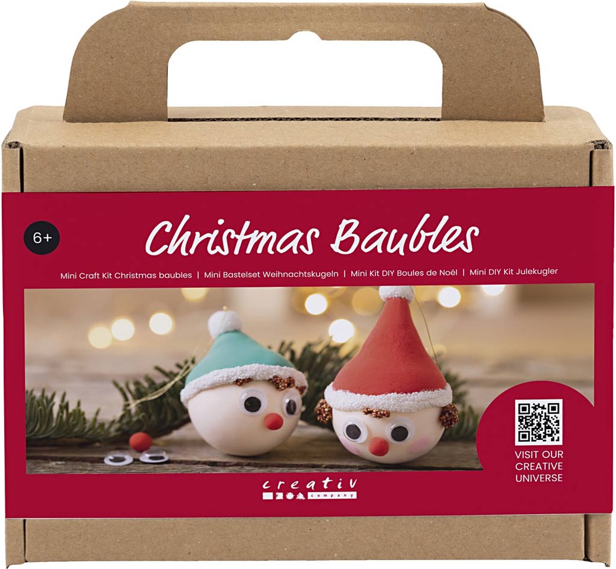 Société créative https: www.ccobby.nl mini-hobbyset-christmas-balls-red-and-green-gnomes-1-doos