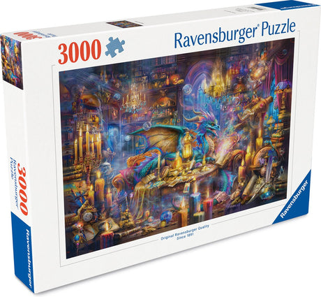 Ravensburger - bibliothèque enchantée - puzzle - 3000 pièces