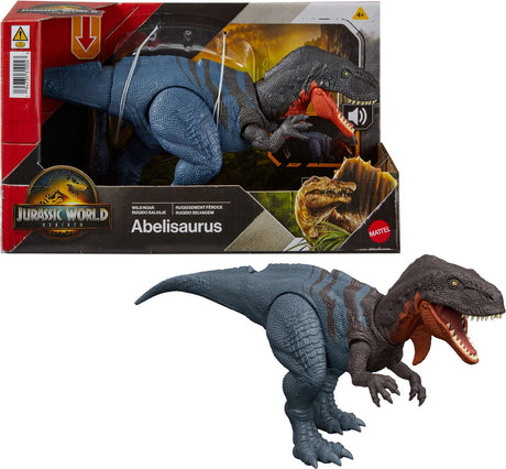 Monde jurassique rugissement sauvage abelisaurus