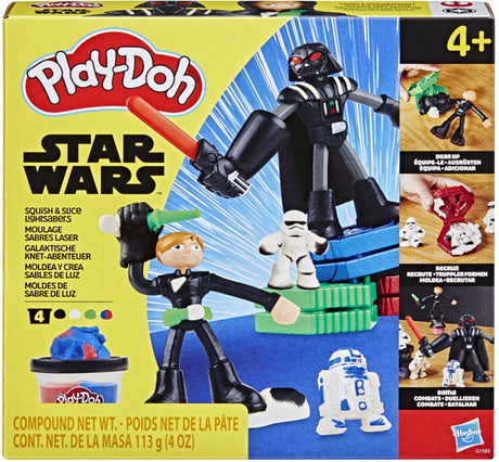 Play-doh Star Wars écrase et hache les sabres laser