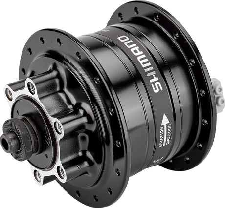 Shimano dh-3d32 dynamo de moyeu 6 boulons à dégagement rapide - noir - 36 trous