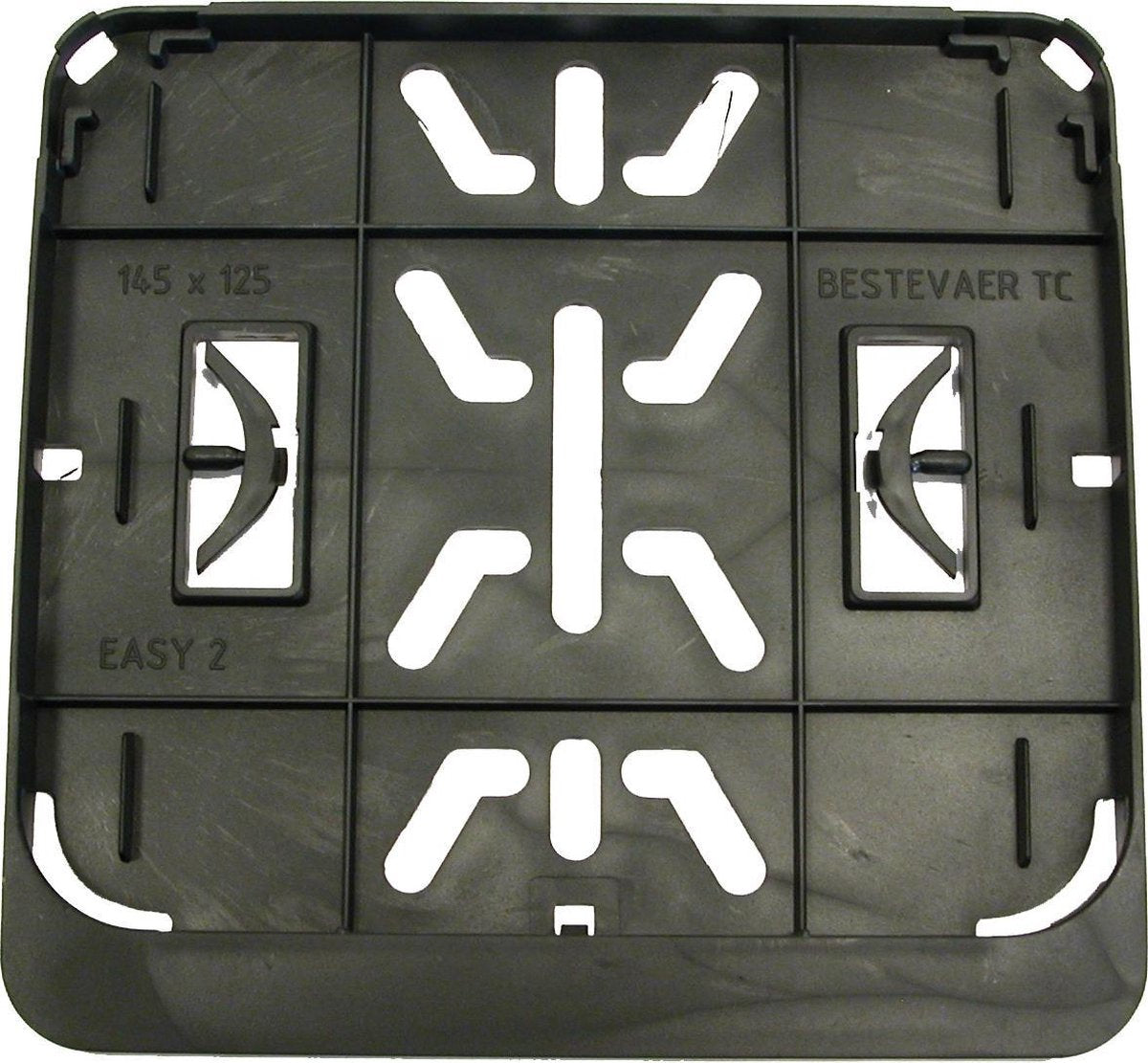 Support de plaque d'immatriculation 145x125 noir y compris Speedpedelec