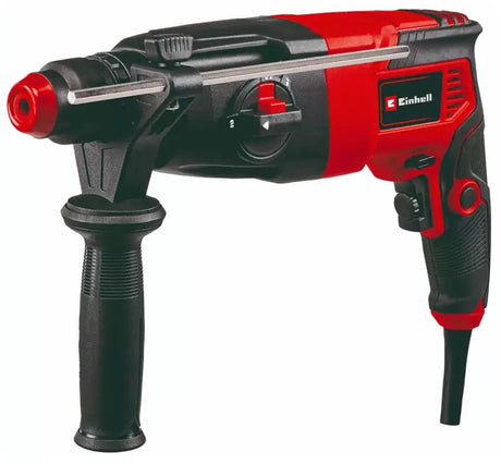 Marteau perforateur électrique Einhell TC-RH 620 4f - 620 W - nombre de coups 5 200 min - 2,2 ans - SDS-plus - percussion pneumatique - 4 fonctions : marteau perforateur burinage avec ou sans blocage de burin - incl. mallette de transport et de stockage