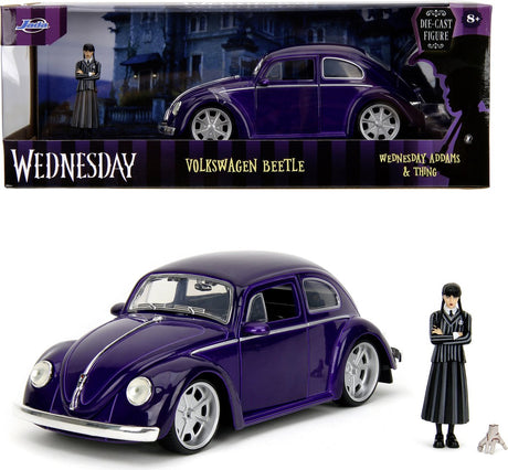 Jada Toys Wednesday Volkswagen Beetle modèle prêt à l'emploi de voiture de tourisme (modèle)