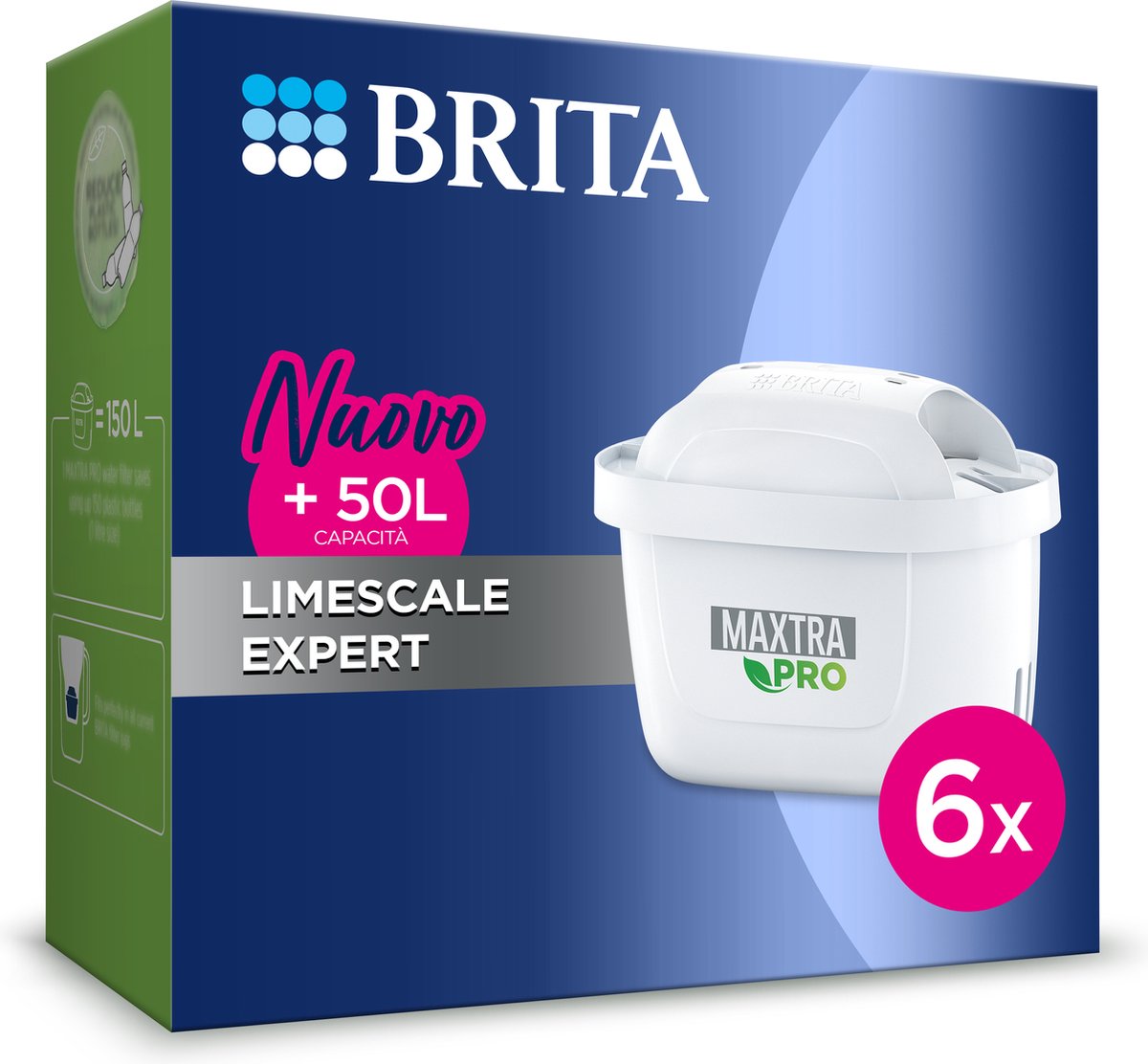 Filtre à eau Brita maxtra pro calcaire expert (paquet de 6)