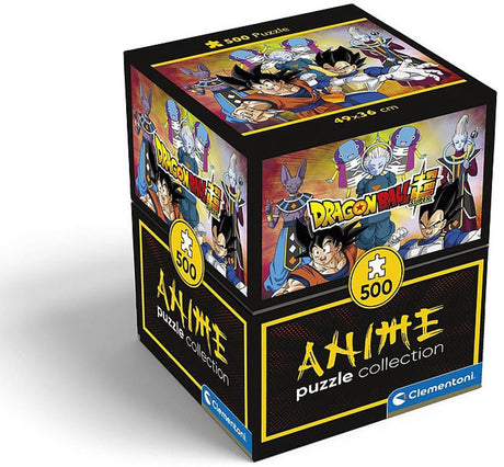 Clementoni - puzzle - 500 pièces - dragonball - collection anime - cube - puzzle pour enfants et adultes