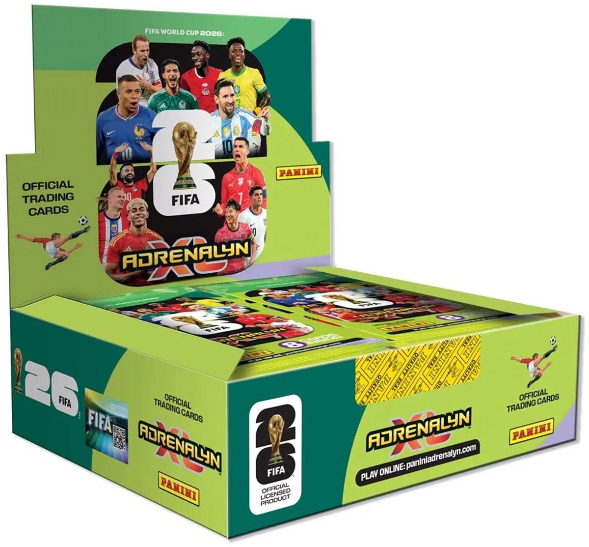 Panini – coupe du monde fifa 2026 adrenalyn xl 26 – boîte à cartes collector – 24 paquets