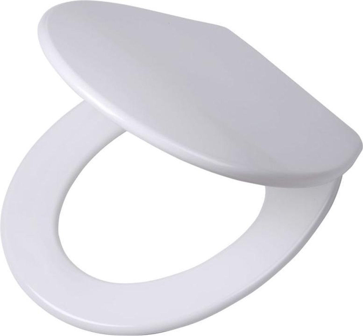 Tiger Boston - abattant de toilettes - abattant de toilettes avec couvercle - fermeture en douceur - fonction easy clean - duroplastique - chrome blanc