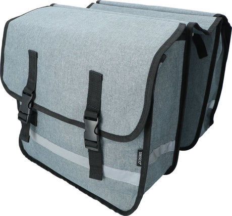 Sac à vélo Dresco 36 litres de gris résistant aux éclaboussures