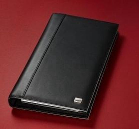 Classeur à anneaux pour cartes de visite Sigel - torino - cuir - noir - pour 160 cartes - si-vz204
