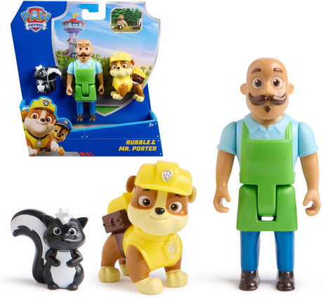 Pack de figurines Paw Patrol Story avec décombres | 2 pièces
