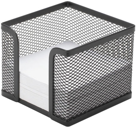 Cube mémo Q-connect | métal | noir