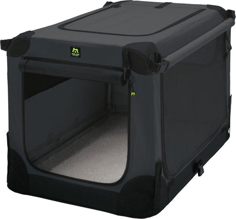 Maelson caisse de voyage chenil souple 105cm anthracite xl