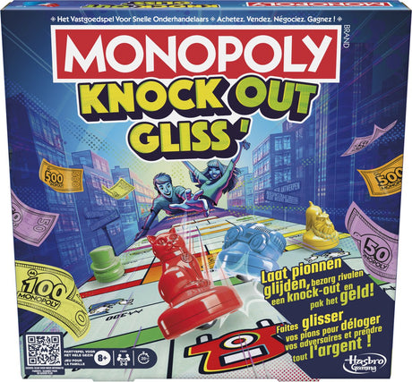 Jeu de société Monopoly knockout - édition belge - jeu de société