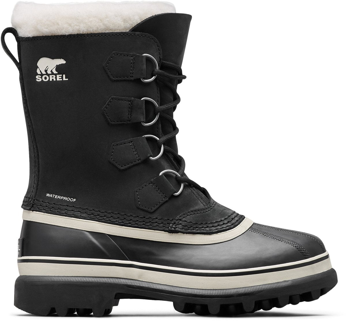 Bottes de neige femme Sorel caribou™ wp - noir, pierre - taille 39,5