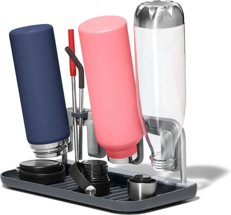 Oxo - égouttoir pour bouteilles d'eau et mugs de voyage