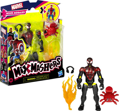 Mixmashers Spiderman Miles Morales figurine de base | 2 pièces