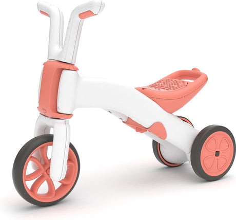 Draisienne Chillafish 1 an pour fille - rose - draisienne tricycle réglable sur 2 roues - légère avec siège réglable - pneus antidérapants silencieux pour intérieur et extérieur - modèle bunzi