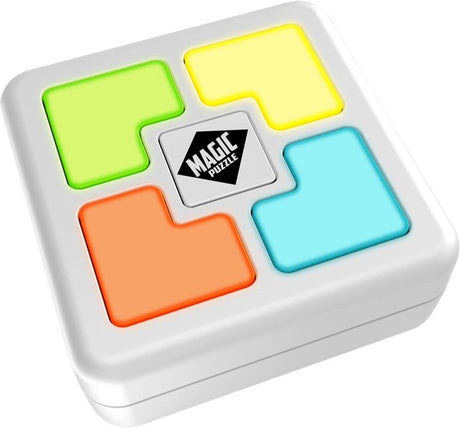 Jeux de clown, puzzle magique, jeu de lumière mémo
